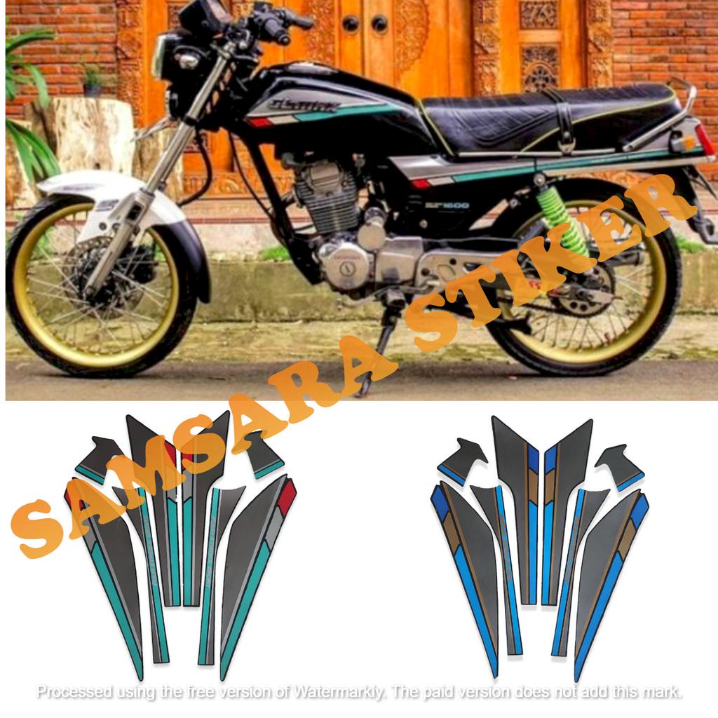 STIKER STRIPING LIS BODY MOTOR GL PRO 1992 STANDAR 1SET