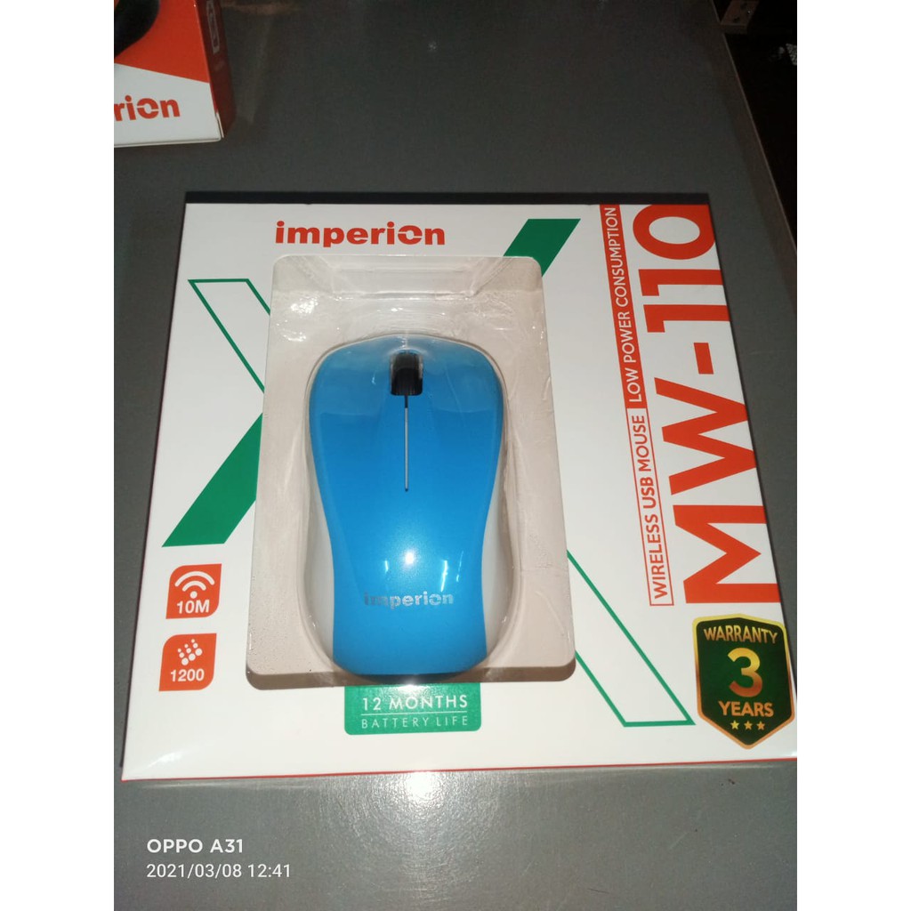 mouse wireles original 100% imperion mw-110 murah garansi 3 tahun resmi