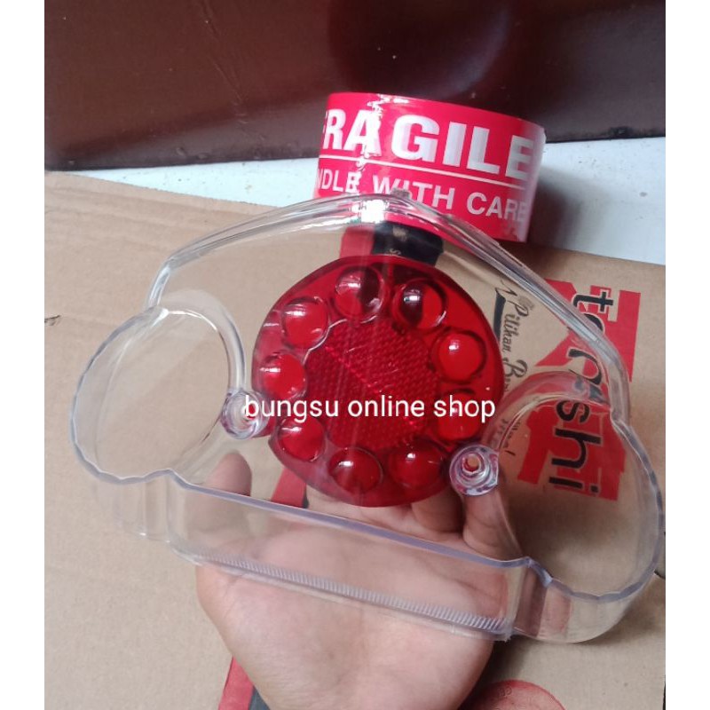 KACA MIKA LAMPU STOP BELAKANG JUPITER Z 2006 2008 BURHAN