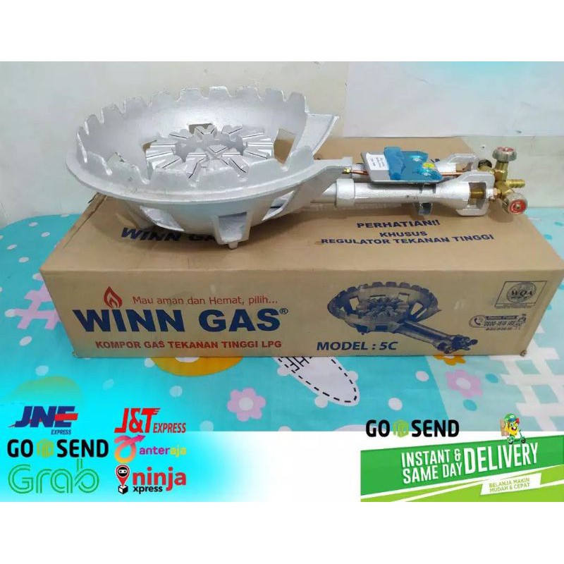 Winn Gas , 5C  ,   Win Gas   , Kompor , Restaurant  ,  High Pressure , Tekanan Tinggi