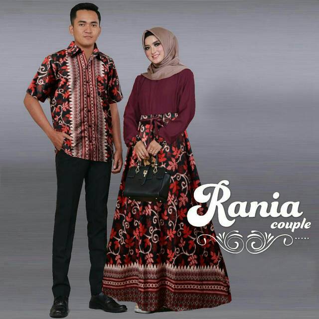 Model Gamis Wolfis Kombinasi Batik