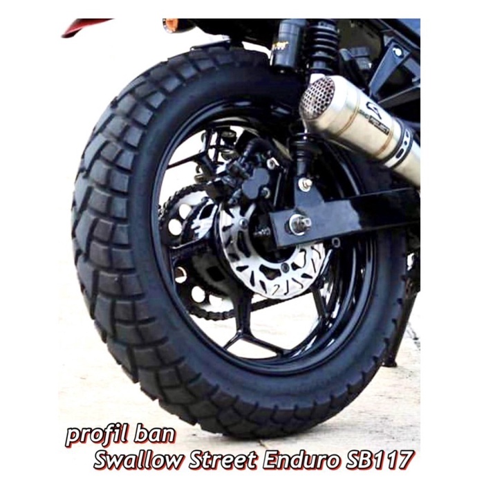 Ban Swallow SB117 Street Enduro 110/80-17 + 150/70-17 ( Paket Hemat Depan Belakang )