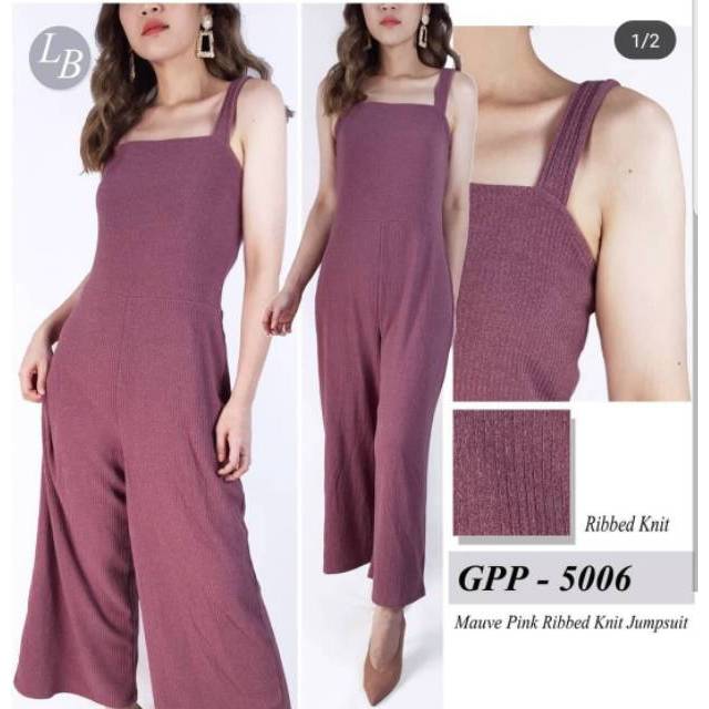 mauve pink jumpsuit