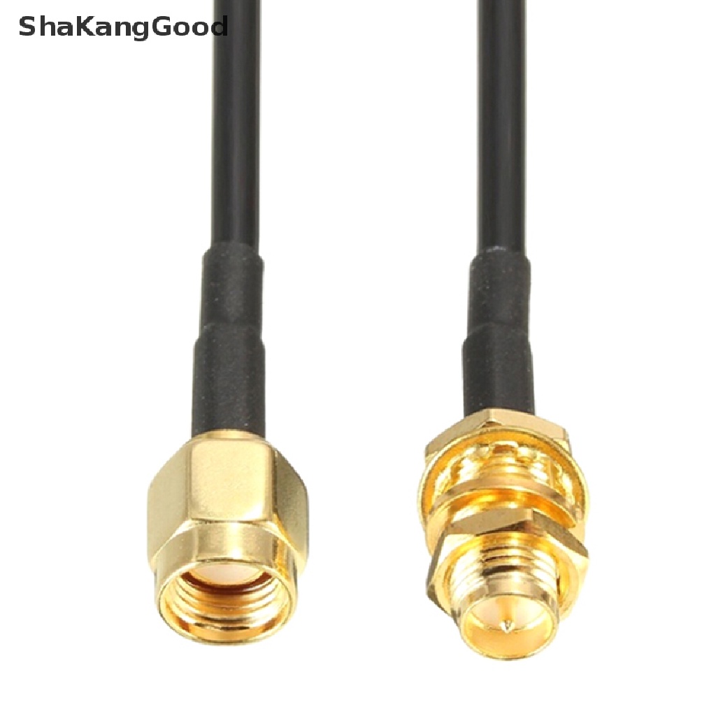 Skid 1PC Kabel extension Antena router WiFi RG174 RP-SMA male Ke female Panjang 20m