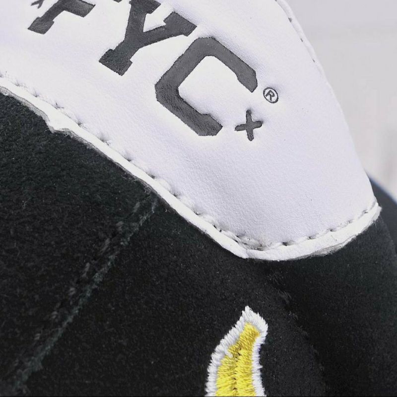 fyc musac single black suede