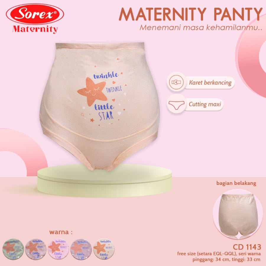 Cd Hamil Sorex 1143 Maternity Panty Fashion | Celana Dalam Ibu Hamil |jx