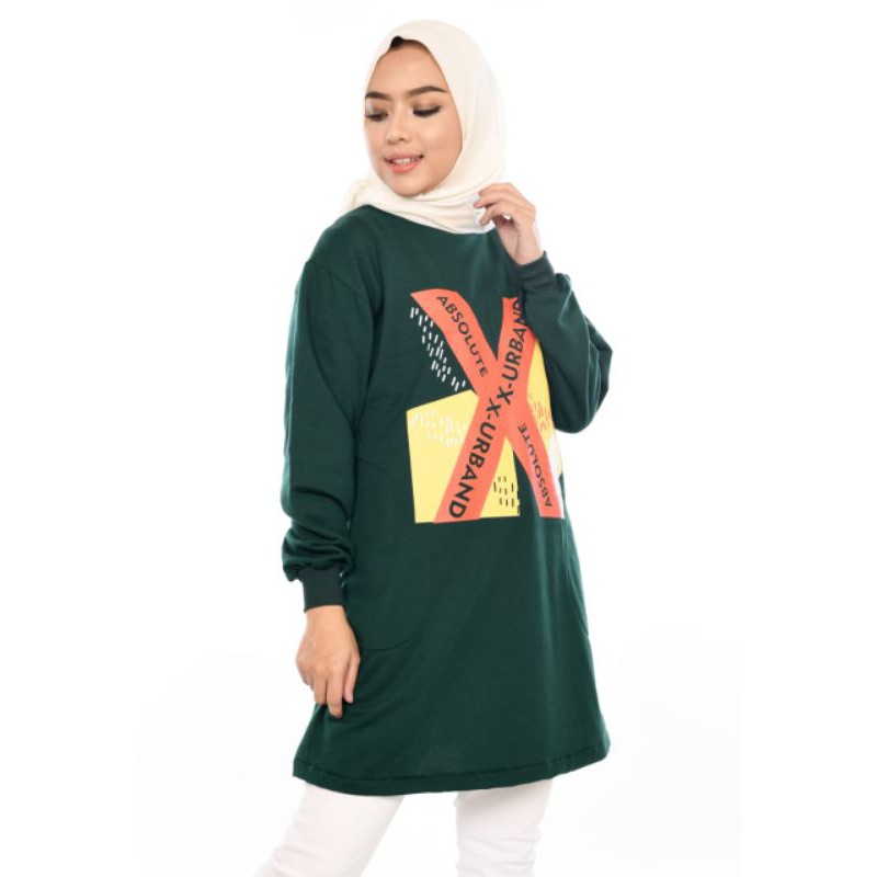 X-Urband Sweater Wanita Delicia Tunik / Sweater Tunik Wanita A123