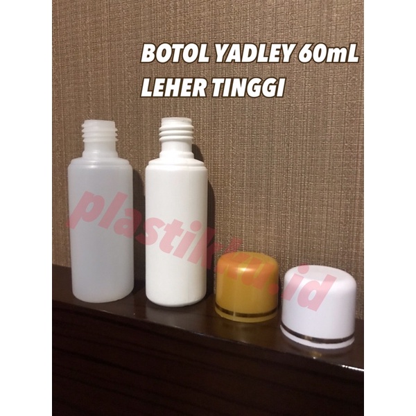 BOTOL YADLEY 60ML LEHER TINGGI / BOTOL YARDLEY / BOTOL TONER SABUN 60 ML / BOTOL YL LEHER PANJANG