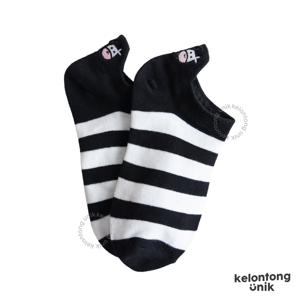 SAPI POLOS - Kaos Kaki Pendek Semata Kaki/ Kaos Kaki Ankle Dewasa Wanita-KWMV-001