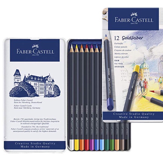 

Faber Castell Gold Faber Tin 12