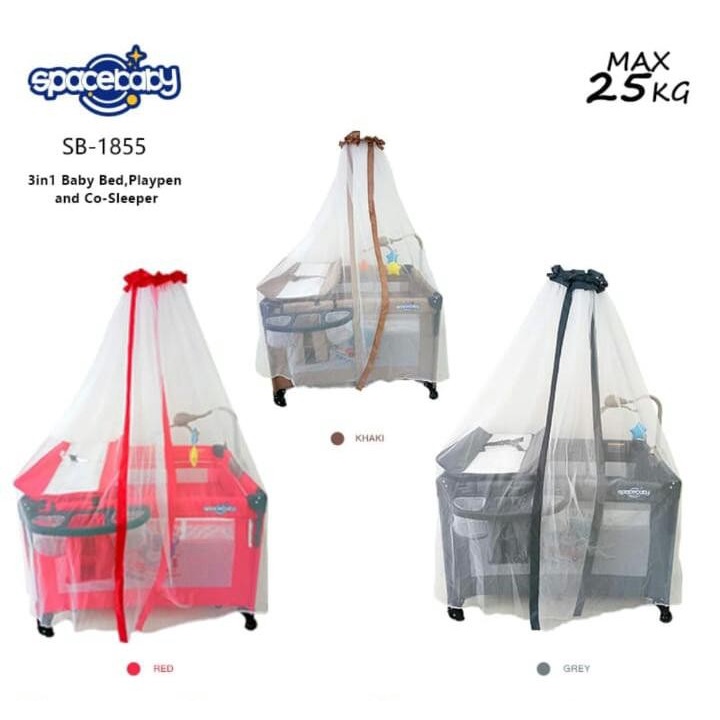 BOX BABY TEMPAT TIDUR BAYI  SB-1855 / BOX BABY TEMPAT TIDUR BAYI