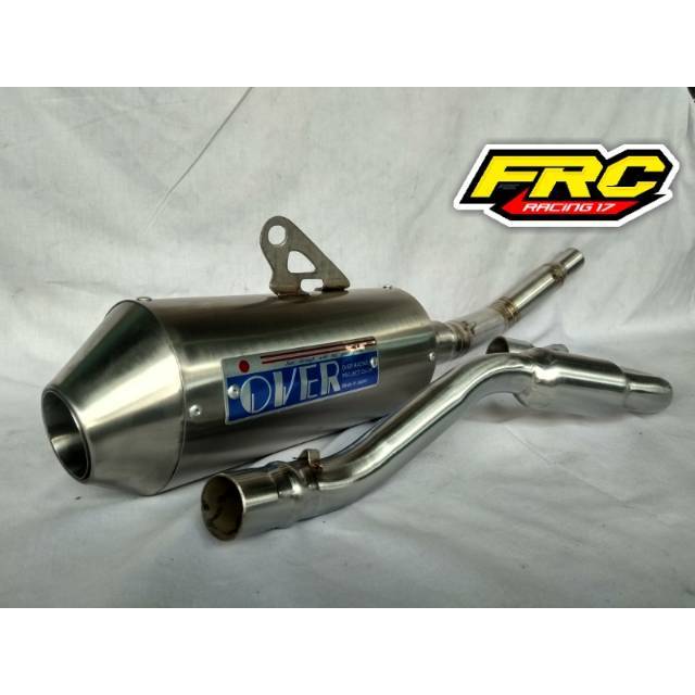 Knalpot klx over japan, knalpot over crf, knalpot over dtracker yamaha wr 155