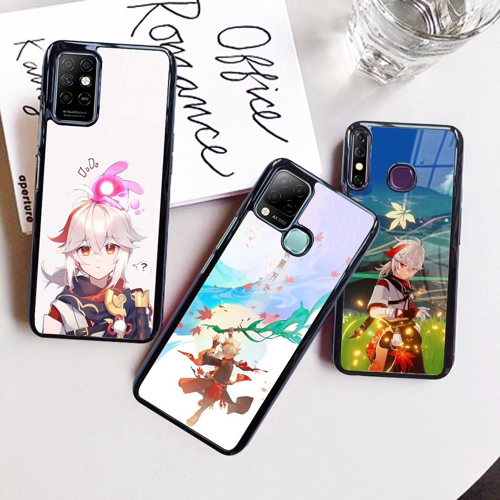 (B34) CASE GLOSSY INFINIX SMART 4 SMART 5 SMART HD NOTE 7 10 10 PRO HOT 8 9PLAY 10S | CASE KAZUHA GE