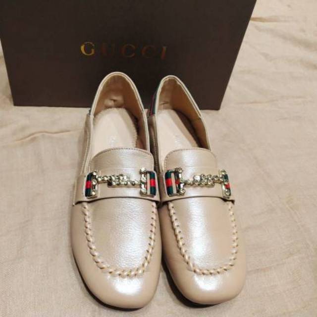 Sepatu Wanita / Gucci Flats Shoes 3321 / Mirrror Quality