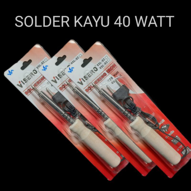 SOLDER 40 WATT GAGANG KAYU