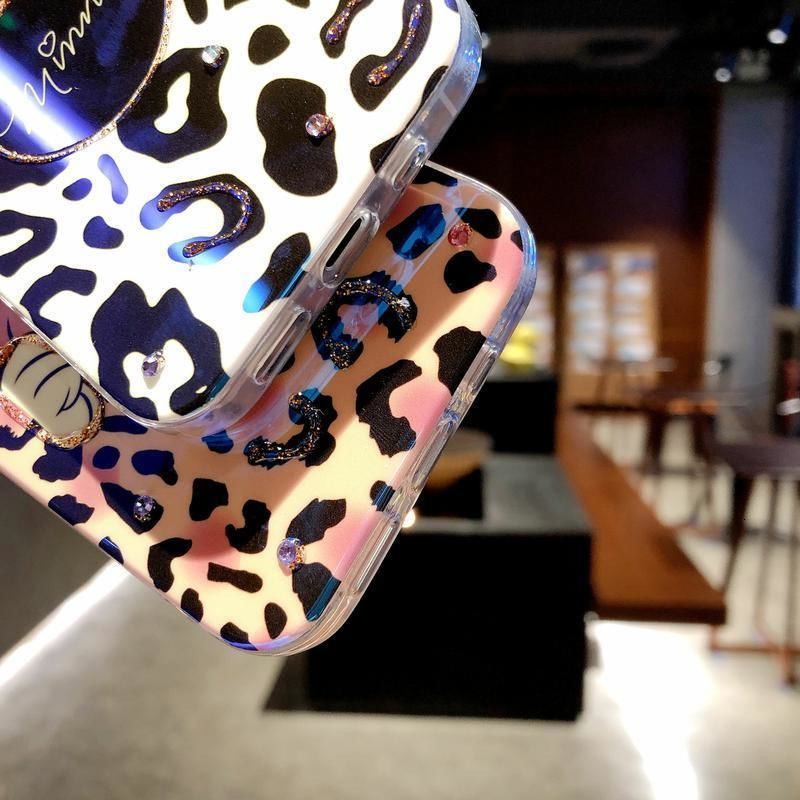 Soft case Silikon Motif leopard Untuk iPhone 12 Pro Max 11 ProMax X XS Max XR 7 8 + SE 2020