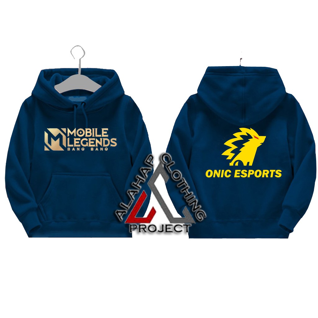JAKET ANAK SWEATER HOODIE ANAK MOBILE LEGEND BANG BANG MOBILE LEGENDS ONIC ESPORT GO ONIC