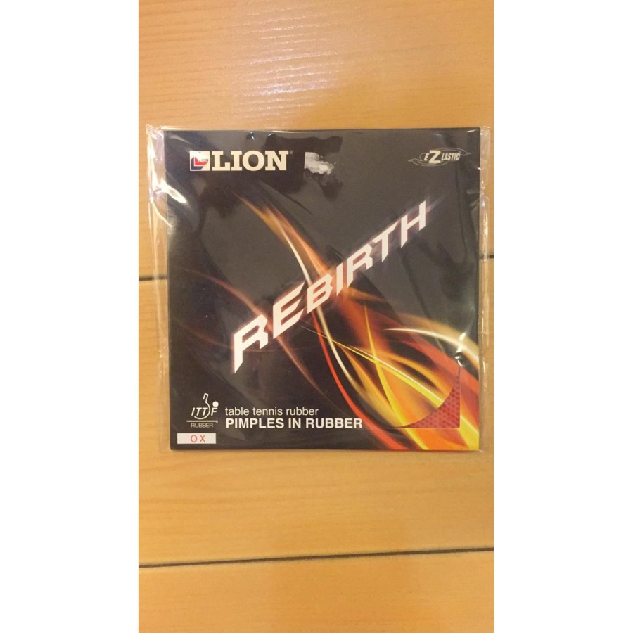 KARET PINGPONG TENIS MEJA BINTIK MEDIUM LION REBIRTH MURAH OX