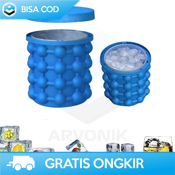 CETAKAN ES BATU BULAT SILLICONE MOLD 3D ICE GENIE C01 MURAH ORIGINAL