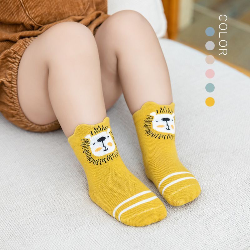 Kaos Kaki Bayi Robibabi style fashion korea motif karakter Animal Anti Slip Import