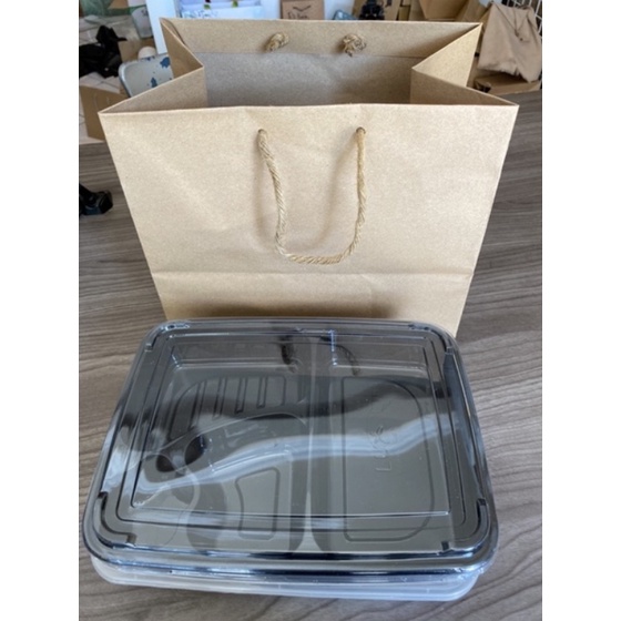 

(1 lusin) PAPERBAG BENTO uk 25x18x22 | GROSIR PAPERBAG