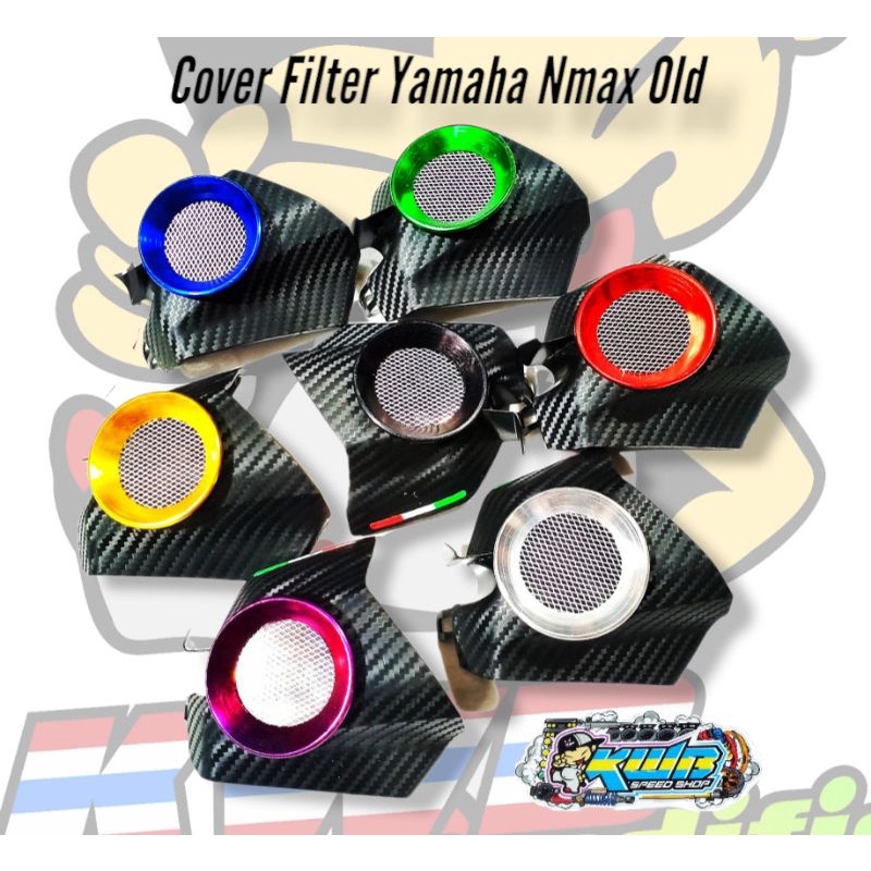 COVER FILTER VELOSCOPE YAMAHA NMAX OLD CARBON / COVER FILTER VELOSCOPE NMAX LAMA NMAX OLD BAHAN ORIGINAL