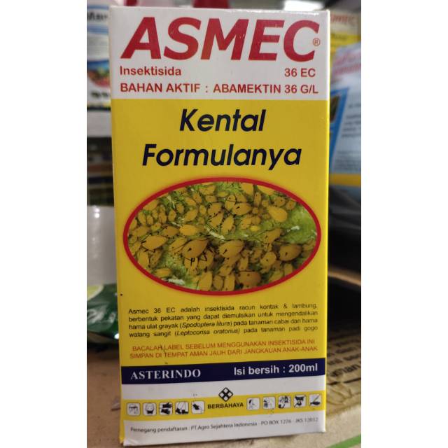 INSEKTISIDA ASMEC 36EC 200ML+KAOS ASMEC