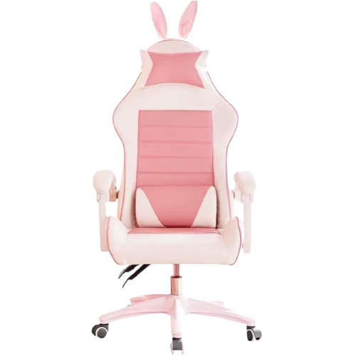 Original Chaho Premium Quality Bangku Gaming Chair Komputer Kursi Gaming Game Chaho Murah Hidrolik Hidraulik-222 Pink No Foot
