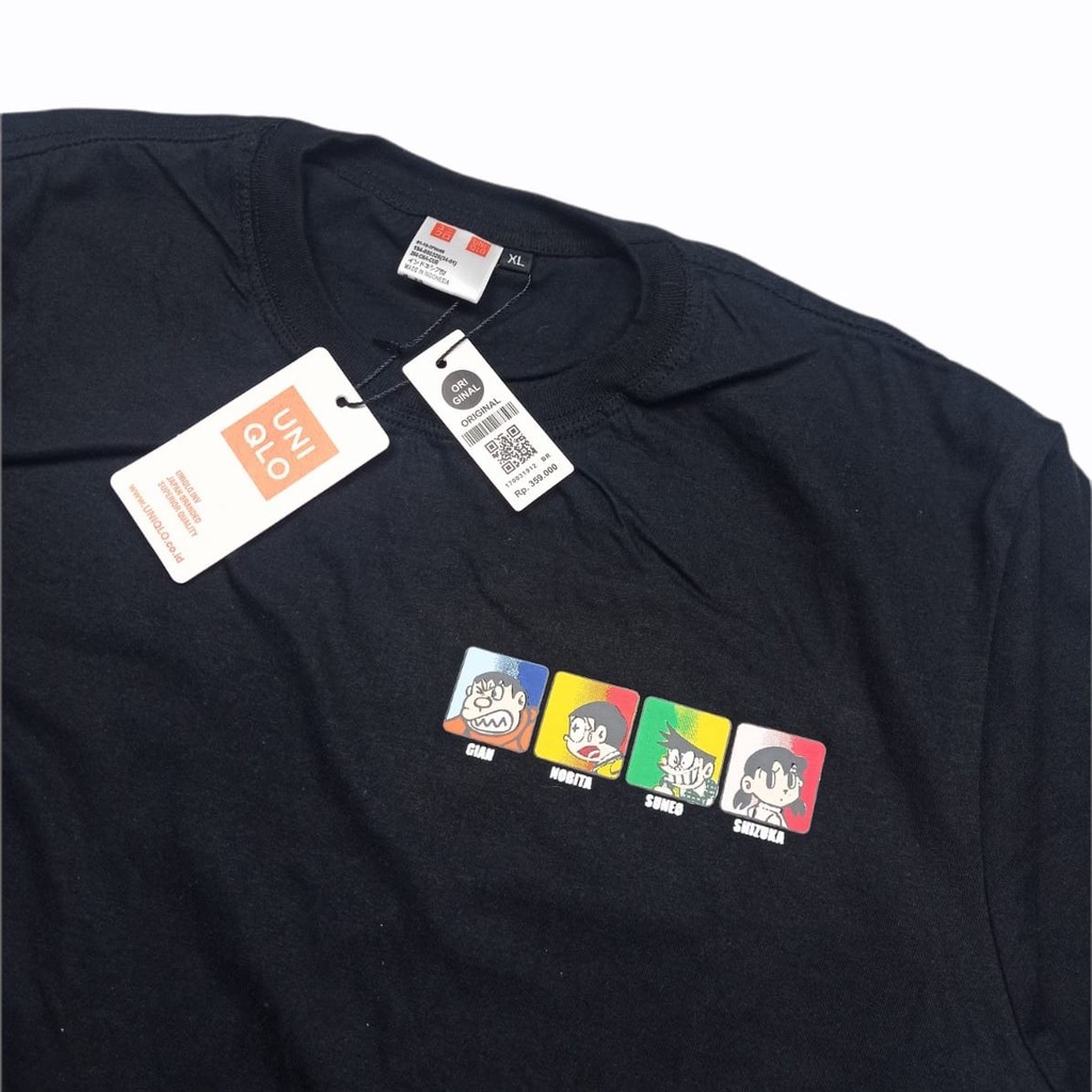 UNIQLO KAOS UNIQLO / T-shirt uniqlo / kaos unisex / kaos pria wanita - kaos surfing baju - kaos oversize - dewasa - baju distro - KAOS POLOS - baju kaos - kaos racing-1