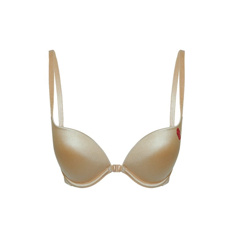 Glena by Tulip Rouge Allure 3/4 Cup Push Up Wire Bra - Cream