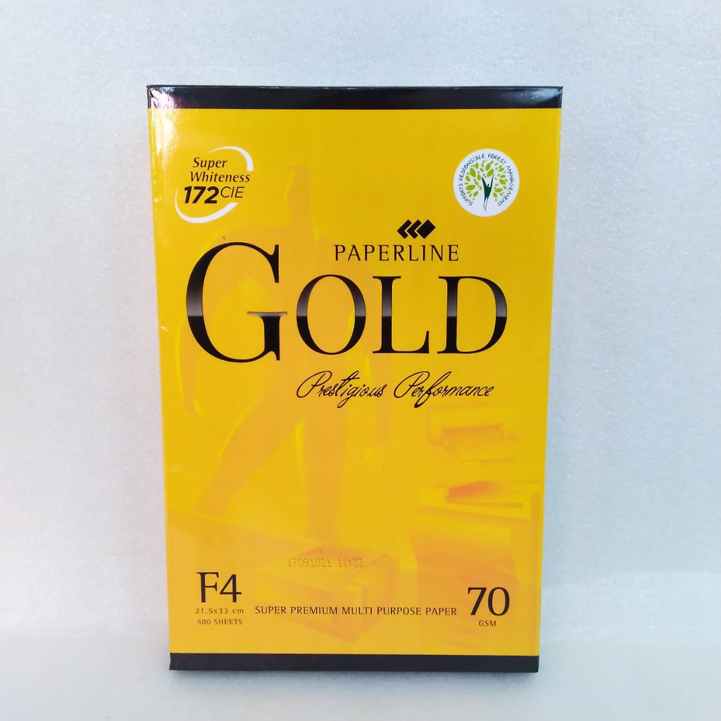 Kertas HVS GOLD Paperline F4 - 70 gram
