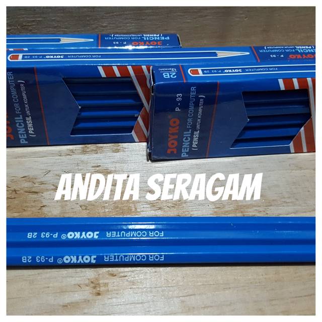 Pensil/Pencul 2b Joyko P-93 warna biru