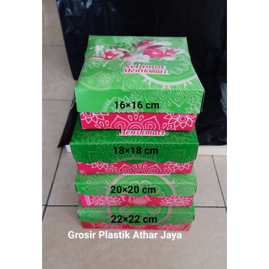 Kotak Makan Motif Bunga Murah / Dus Makan / Kotak Snack Motif / Dus Snack / Dus Motif