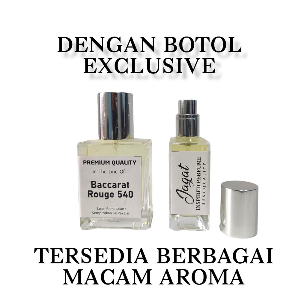 (30KTK JGT) PARFUM INSPIRED PREMIUM KUALITAS TERBAIK. PARFUM TAHAN LAMA 30 ML BERBAGAI AROMA. PARFUM REFILL ISI ULANG