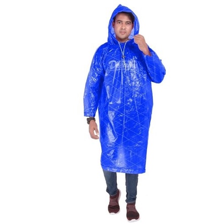 Jas Hujan Portable Raincoat Poncho With Hood Rain Coat Warna