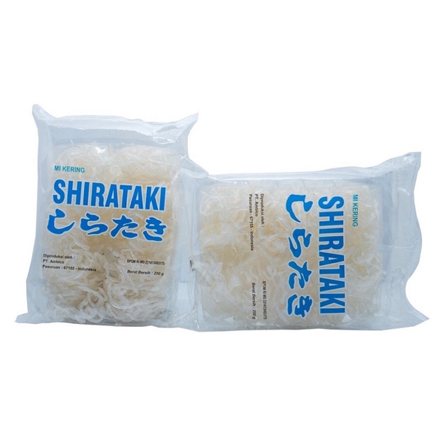 

DRY SHIRATAKI NOODLE - MIE KERING SHIRATAKI DIET KETO FRIENDLY