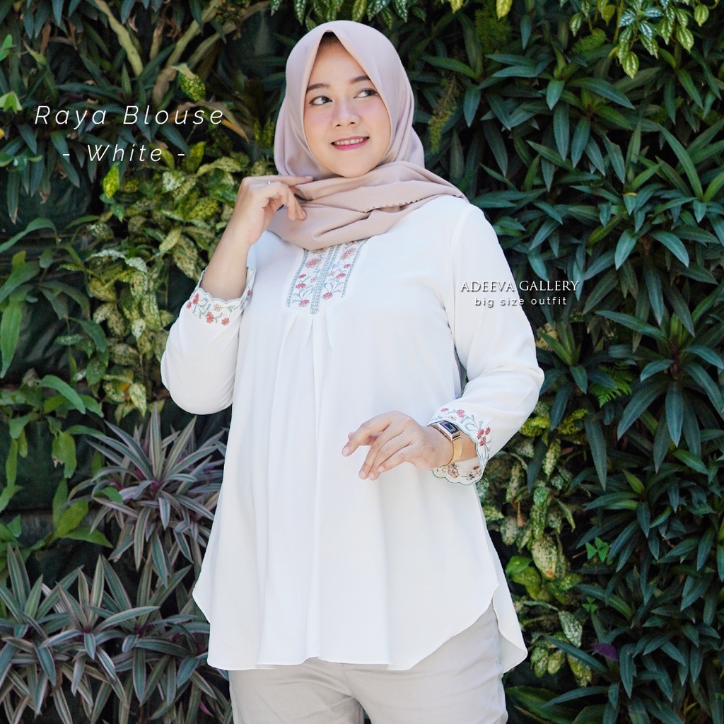 ADEEVA Raya Blouse Jumbo Original 5 Ukuran