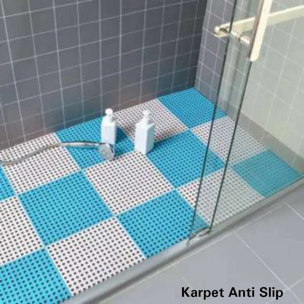 Karpet Lantai Kamar Mandi Anti Slip Bathroom Non-slip Mats Alas Kolam Renang Anti Licin Serap Air