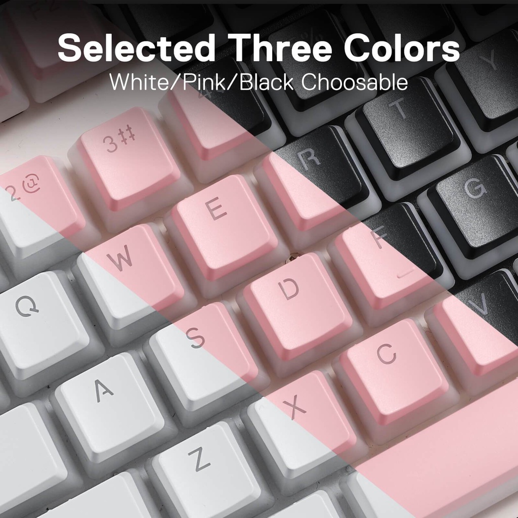 PBT Pudding Keycaps for Mechanical Keyboard Redragon SCARAB A130 Keycaps Pudding PBT