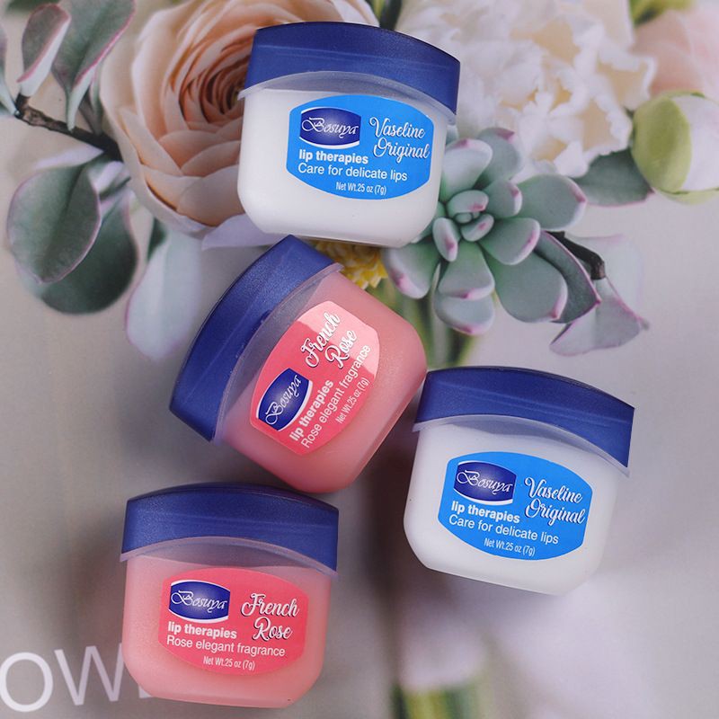 Bosuya Original Vaseline Petroleum Lip Therapies And Lip Care Perawatan Dan Pelembab Bibir Untuk Bibir Pecah Kering