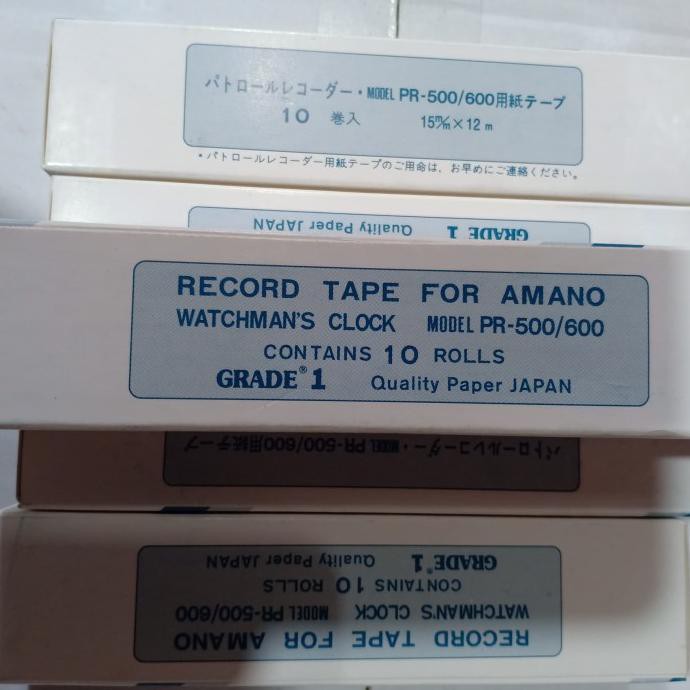 

Paper Roll Grade 1 Amano PR 500/600(isi 10roll)