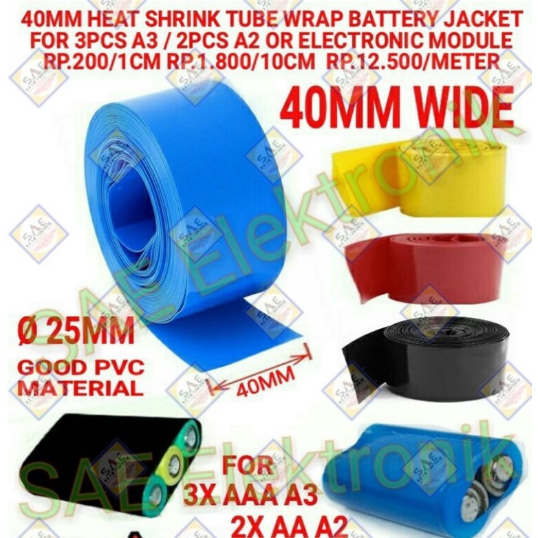 40MM HEAT SHRINK TUBE PVC ISOLASI