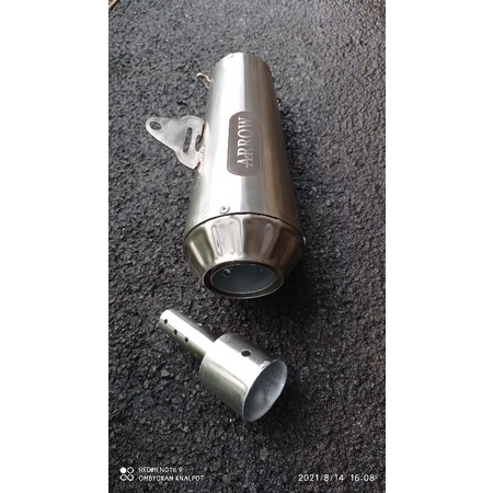 knalpot racing arrow silincer only + db killer