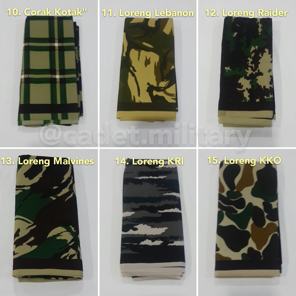 AM Promo Shopee Sarung Loreng TNI - ( COMMANDO )