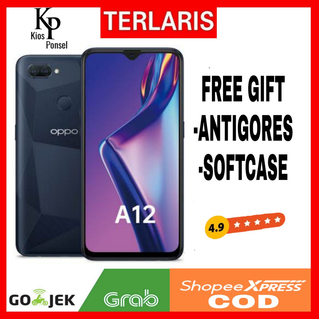 OPPO A12 RAM 3GB/32GB GARANSI RESMI OPPO 1 TAHUN | Shopee