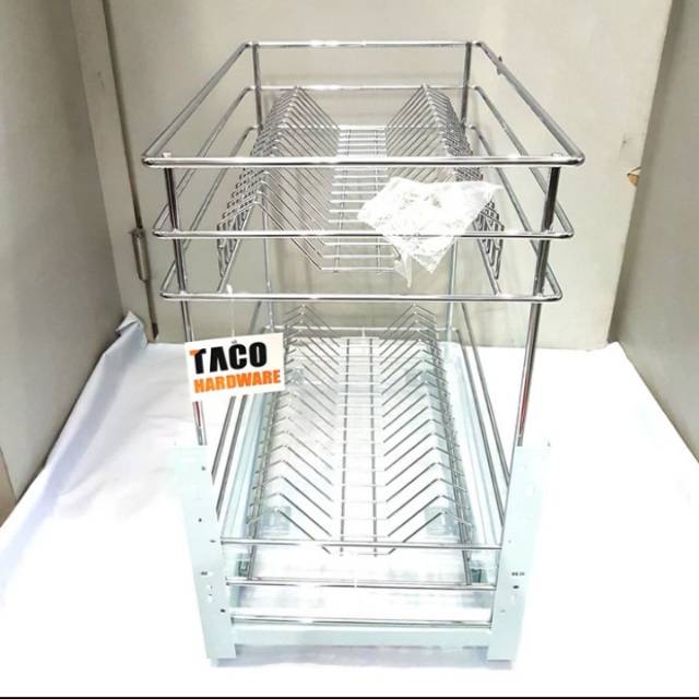  RAK  PIRING KITCHEN SET CHROME TACO HW 023i Shopee  Indonesia