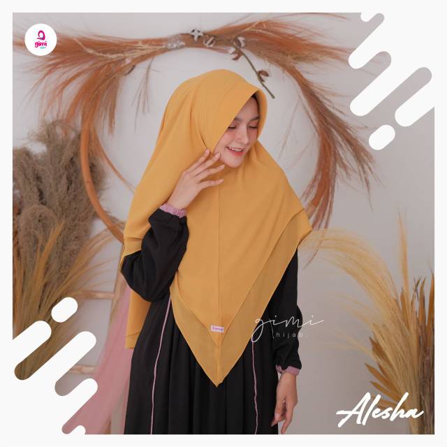 HIJAB SAR I KHIMAR DOUBLE LAYER ALESHA