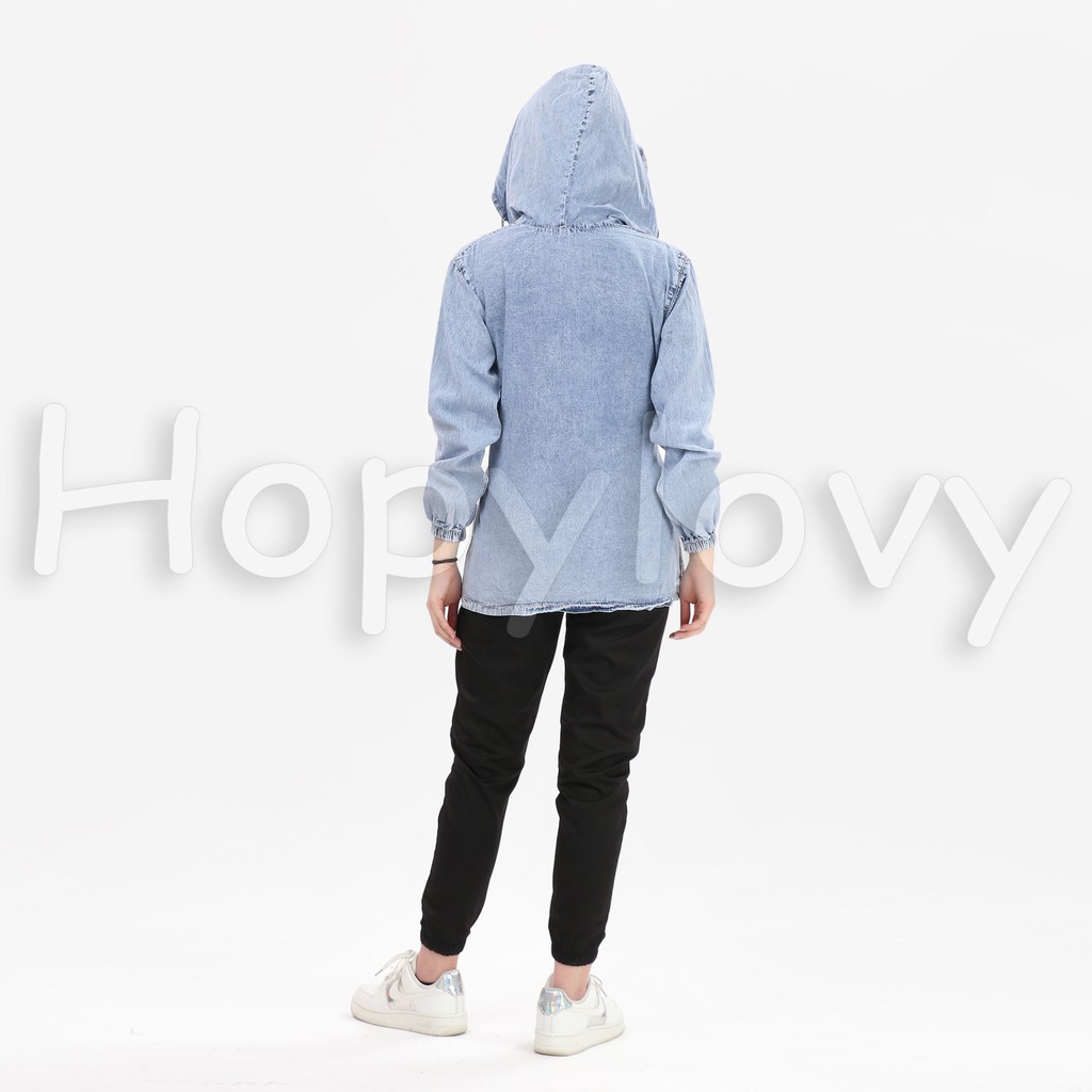 HOPYLOVY - Jaket Hoodie Wanita Anti Corona Selvia