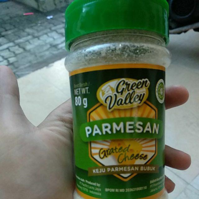 Green Valley Parmesan Grated Cheese (80 Gram) / Keju Parmesan Bubuk