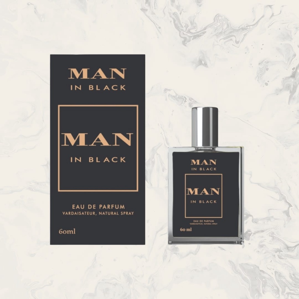 Kanzo - [BPOM] Parfum Man In Black 50ml Premium / Parfum Man In Black 50ml Best Seller / Parfum Pria Wangi Tahan Lama